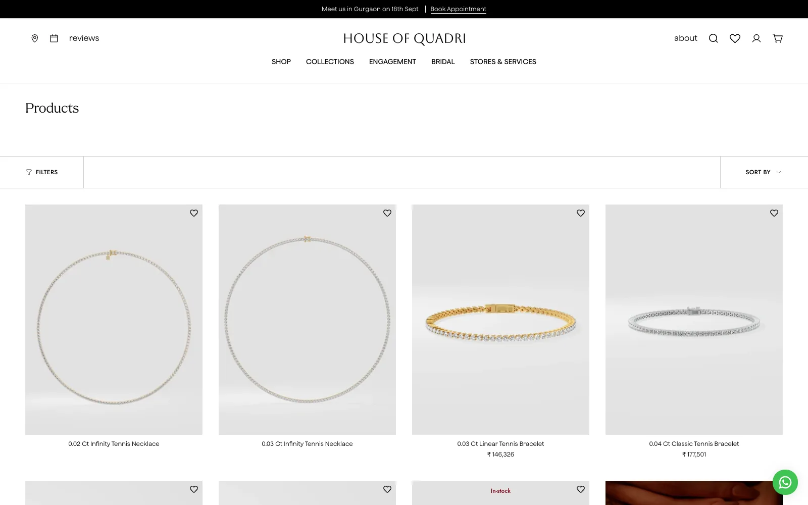 House of Quadri collection page